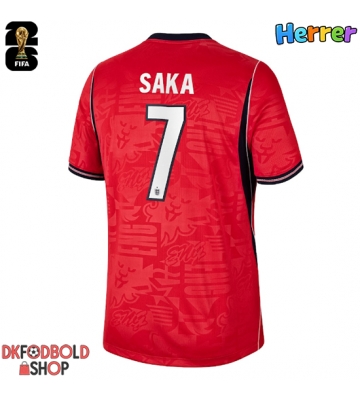 England Bukayo Saka #7 Udebanetrøje VM 2026 Kort ærmer